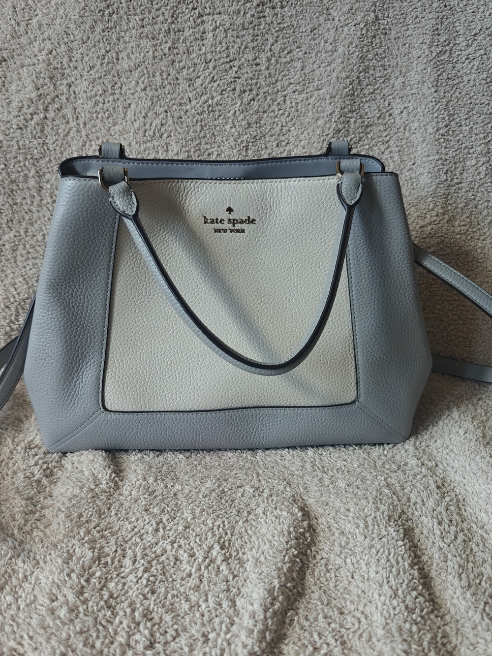 kate spade Lena Colorblock Leather Satchel Bag